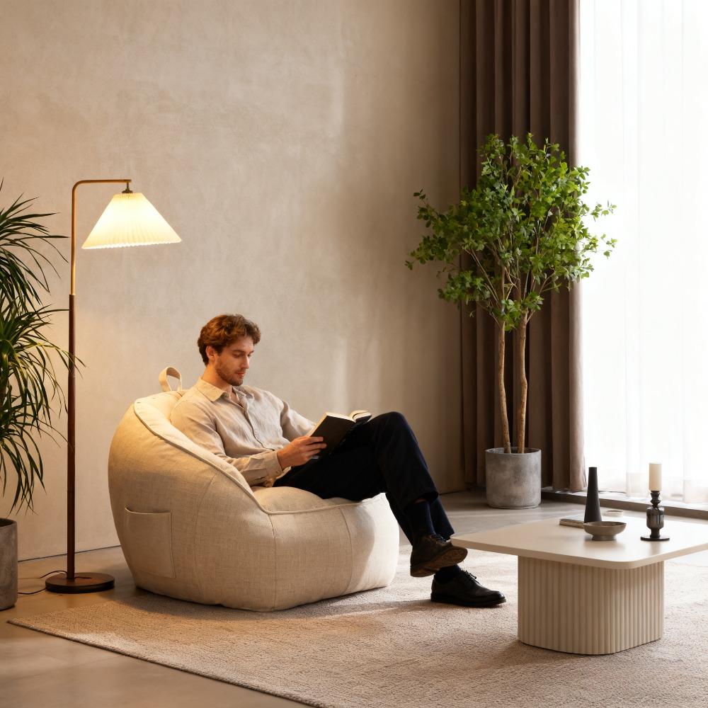 Creative Lazy Sofa Bean Bag Couch Bedroom Balcony Living Room Lounge Chair Detachable Washable Living Room Furniture