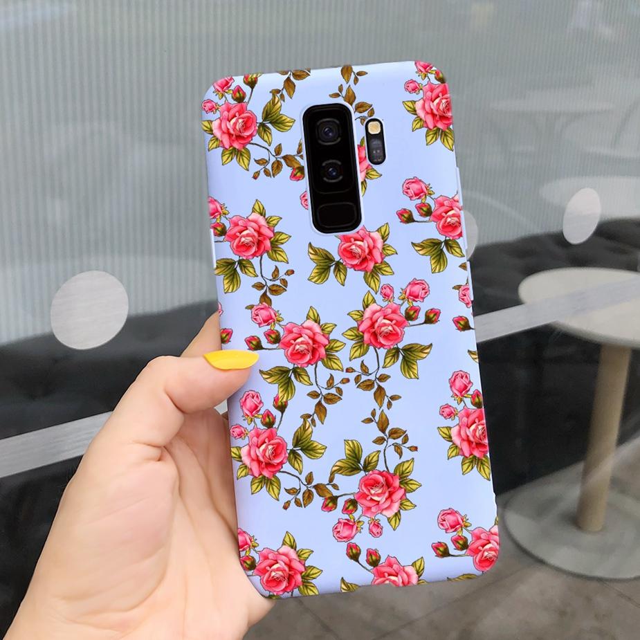 For Samsung Galaxy S9 S9+ Case Cute Fashion Cartoon Girls Cover Silicone Soft TPU Phone Case For Samsung S9 Plus S9+ Fundas Capa