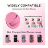 1Pc enhanced magnetic mobile phone holder, comfortable silicone removable ring grip, finger ring holder