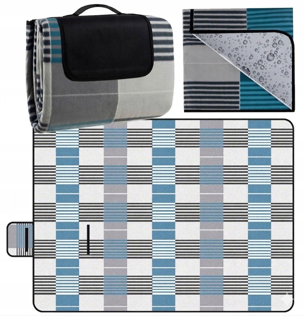 [PACZB] Large Beach Picnic Blanket with Aluminum Insulation 200x200cm D736