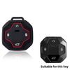 7-button Zinc Alloy Car Key Case, Suitable for Kia K5 K3 K4 Sportage Carnival Sedona Car Key Protection Case Keychain Accessorie