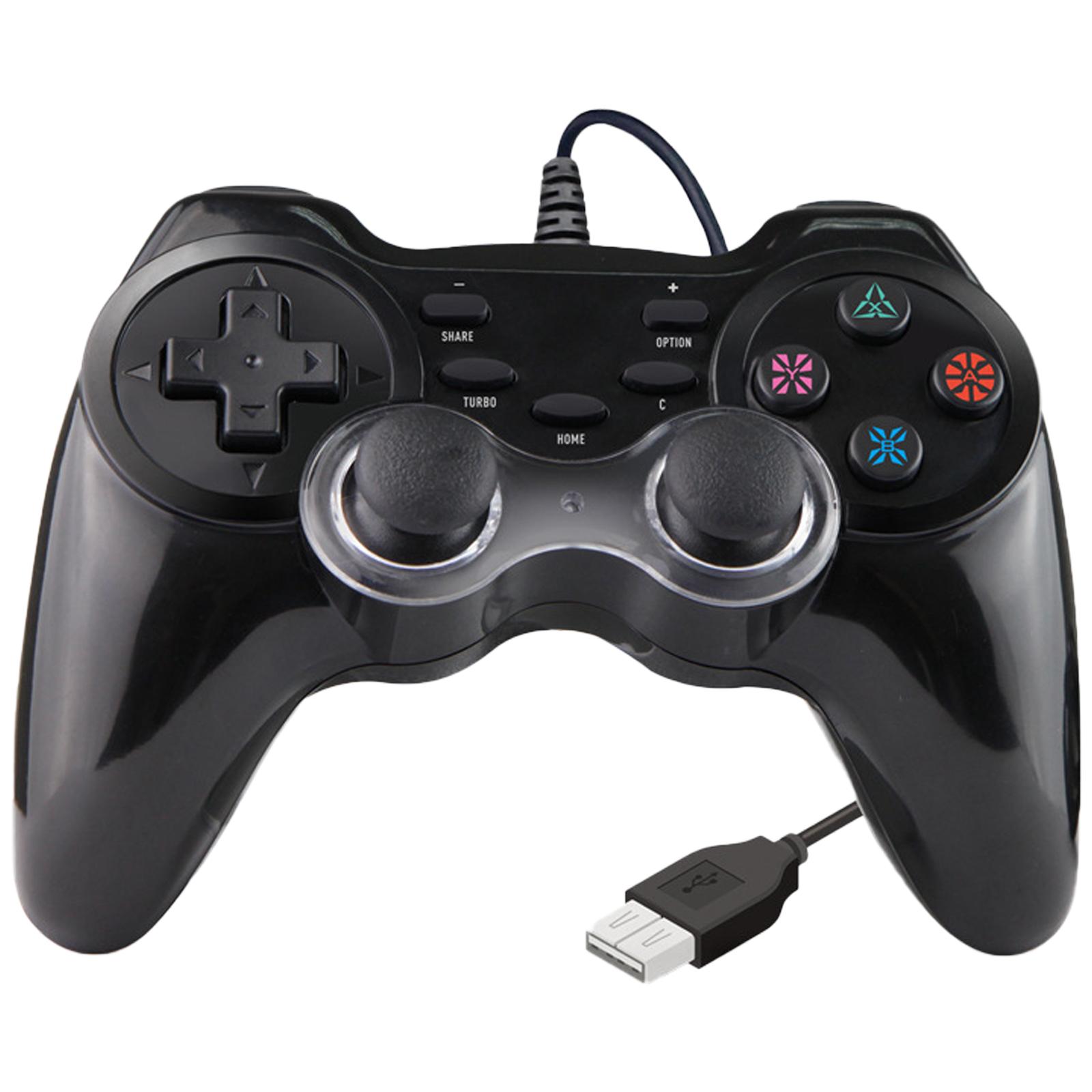 

Проводной игровой контроллер USB, многоплатформенный геймпад с широкой совместимостью и расширенными функциями для ПК