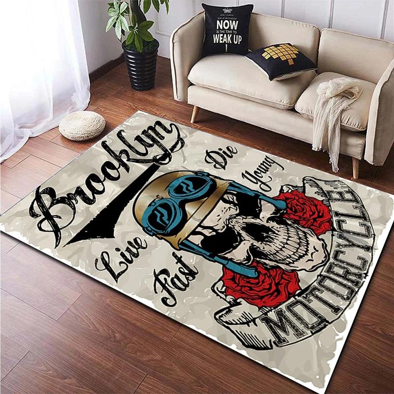 Halloween Gothic Rug Living Room Bedroom Can Be Full Rug Party Decoration Easy Care Rugs Home Decoration