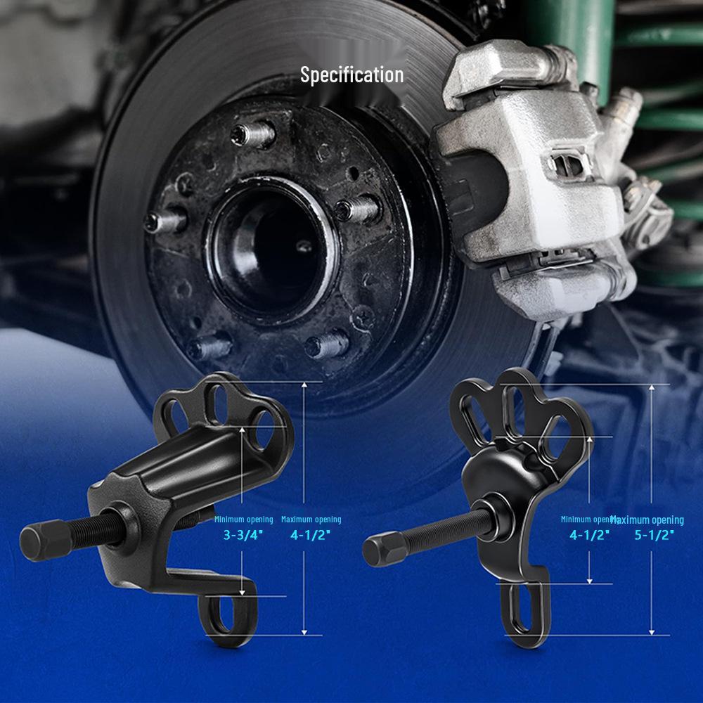 Universal Front Wheel Hub Puller Kit for 3-3/4" to 4-1/2" Inner Diameter Rear Axles
