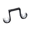 2pcs/set Aluminum Double Curtain Rod Brackets Durable Thicken Window Hardware Hook Home Decor Accessories Hanger Supporter