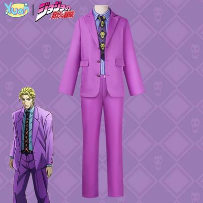 JOJO's báječné dobrodružství Nemrtvý diamant cos oblečení Kira Yoshikyo dvourozměrný anime kostým cosplay oblečení
