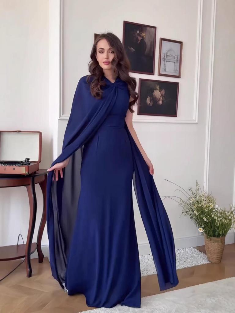 Elegantes Europäisches und Amerikanisches Ärmelloses Winter-Abendkleid in Schlanker Passform 2026