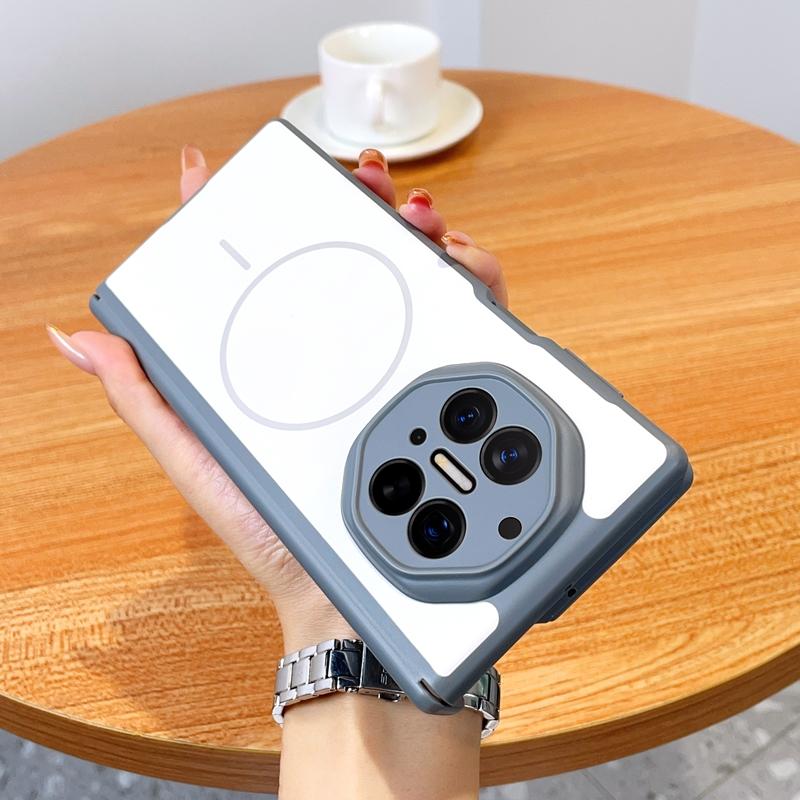 Skin Feel For HuaWei Mate XT XTs Phone Case Magnetic Wireless Charger Foldable Shockproof Hinge Protective Back Cover
