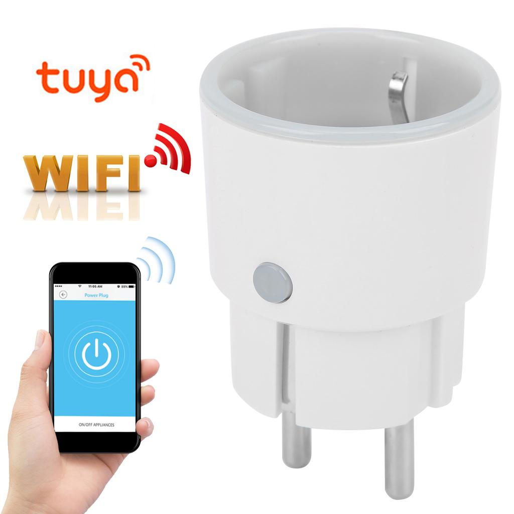 NEO COOLCAM WiFi Smart Power Plug Sensor   Type Din Support for Alexa Google Assistant Voice Control
