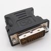 DVI (24+5) to VGA Adapter, Male to Female Interface, Graphics Card to Monitor, Black