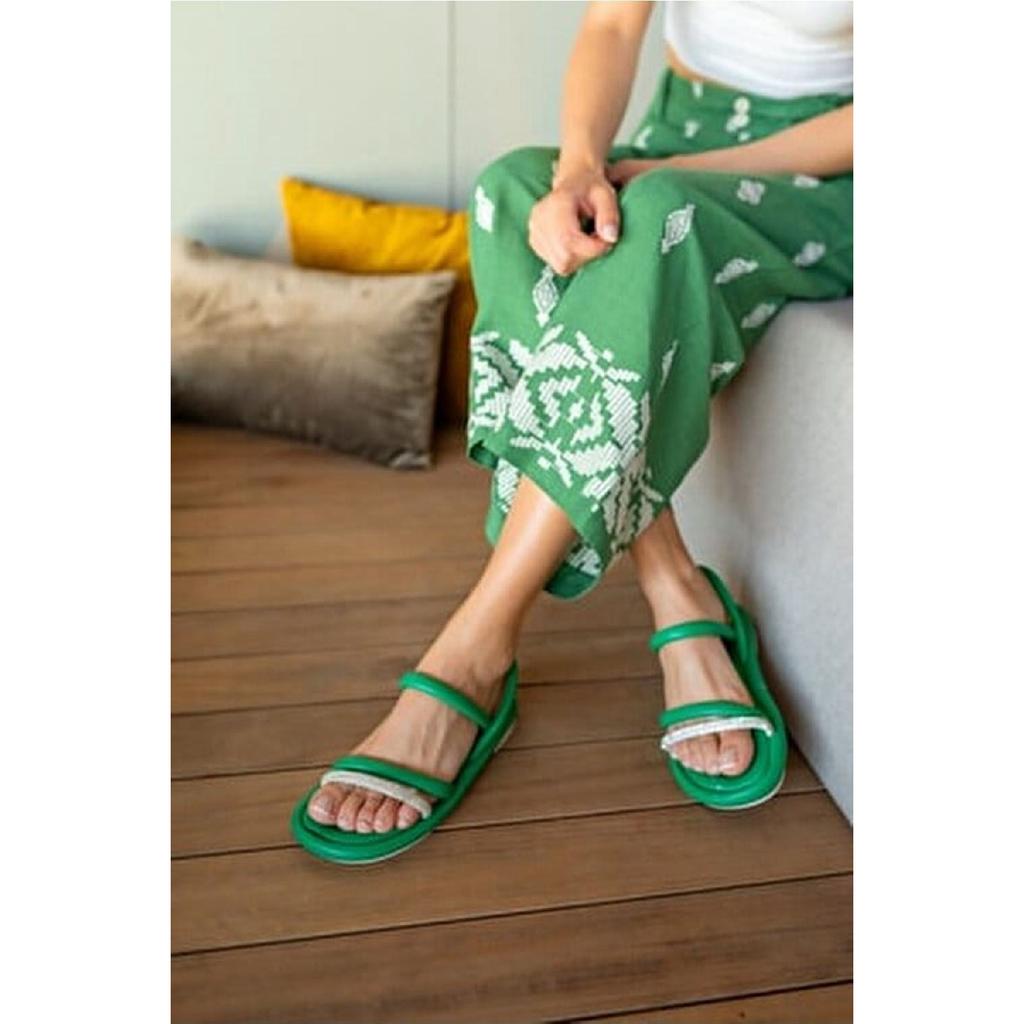 Puff Nancy Nackte Damensandalen