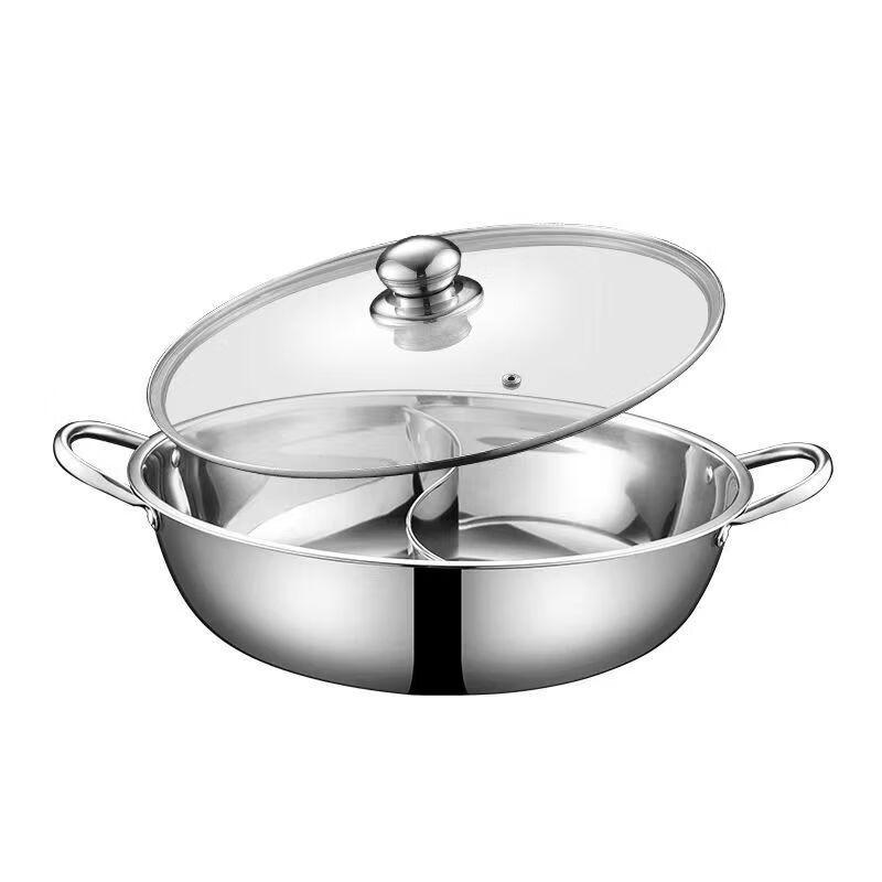 JIMEILI Stainless Steel Dual-Sided Hot Pot
