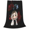 Niedlicher Chishiya-Anime-Deckenbezug, Alice im Grenzland, Flanell-Überwurf, Decken, Sommer-Klimaanlage, Dekor, weiche, warme Tagesdecke