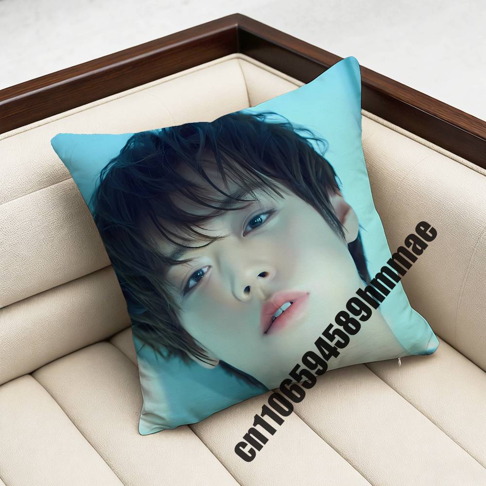 For Singer Actor PPark Ji Hoon Throw Pillow Case Sham Xcm Decoration Square Sofa Pillowcase Pad Cover