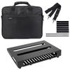 Guitar Effects Pedal Board with Storage Bag (M-Black)