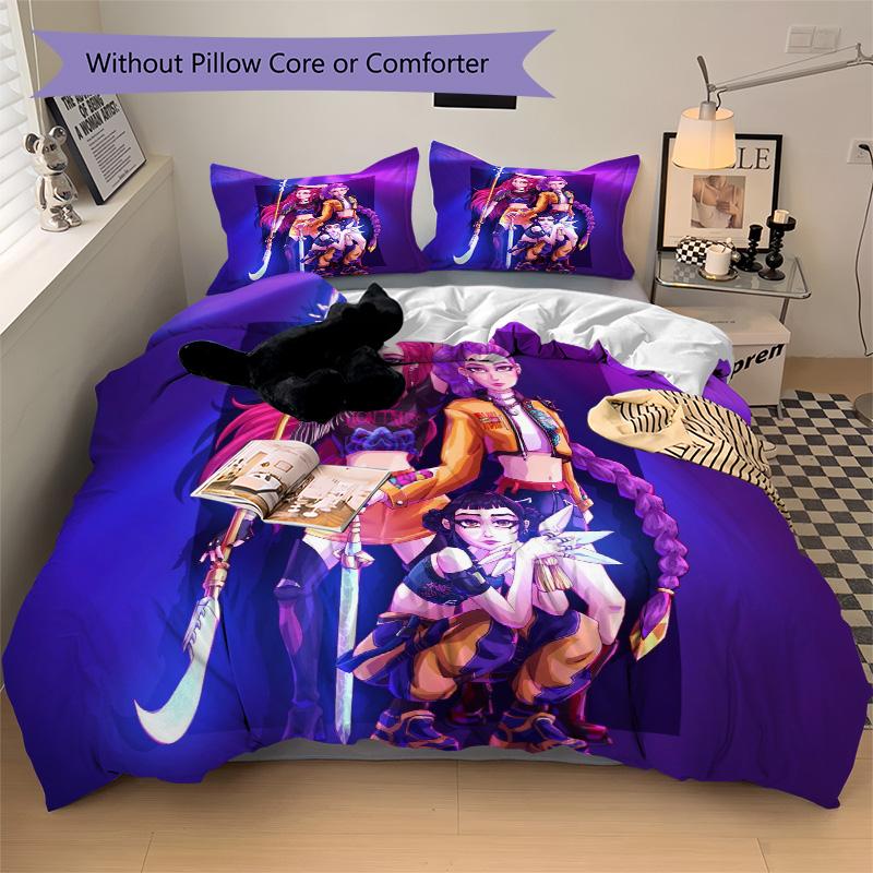 Fantasy Warriors Bedding 3 Piece Set Hd Print Duvet Cover Pillowcases For Teens Adult Bedroom Decoration Christmas Gift C9211243