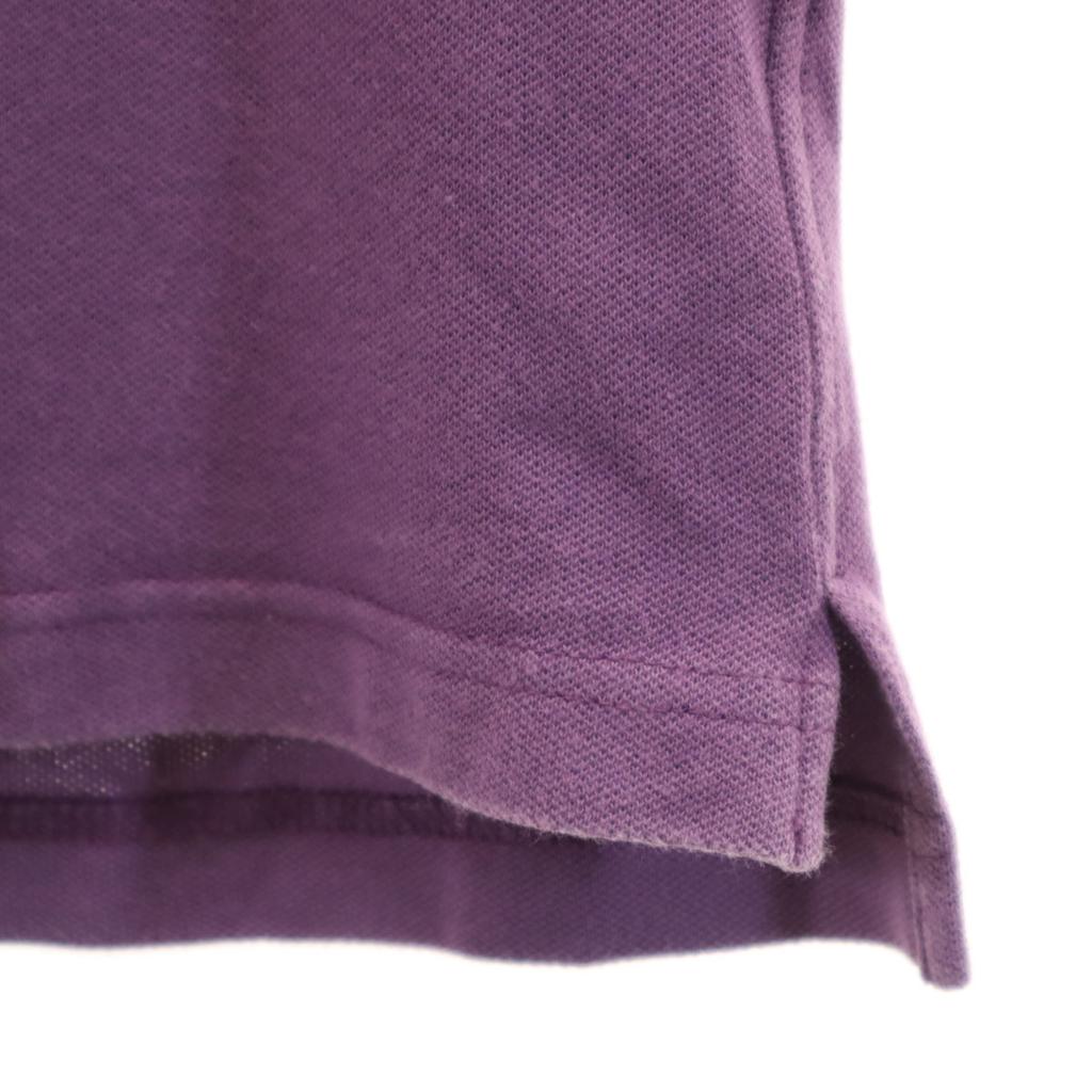 Lacoste Made In Japan Short Sleeve Button Down Polo Shirt 2 Purple Fawn Men's Used