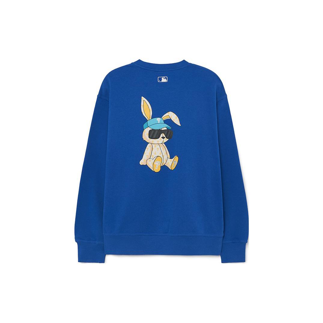 MLB Sweatshirts Unisex Blue Crew Neck Moderate Regular 3AMTQ0131-10CBS S