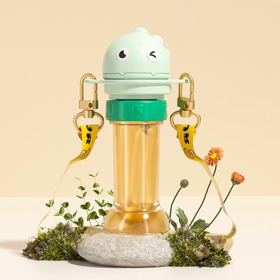 Water Bottle Spout Conversion Cap with Straw Universal Leak-Proof Design Bottle Cap Portable Reusable Bottle Lid Adapter