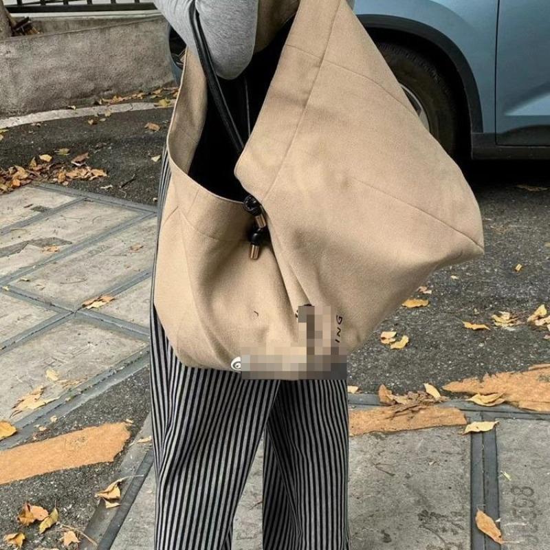 Large Capacity Tote Bag High-end Fashion Canvas Bag Tote Bag Large Capacity Daily Vacation Handbag