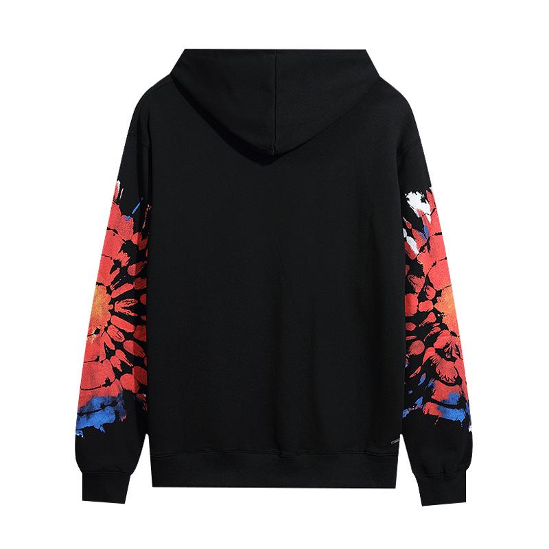 AMIRI Unisex High-Definition Print Casual Hoodie - 2024 Autumn/Winter American Trendy Collection