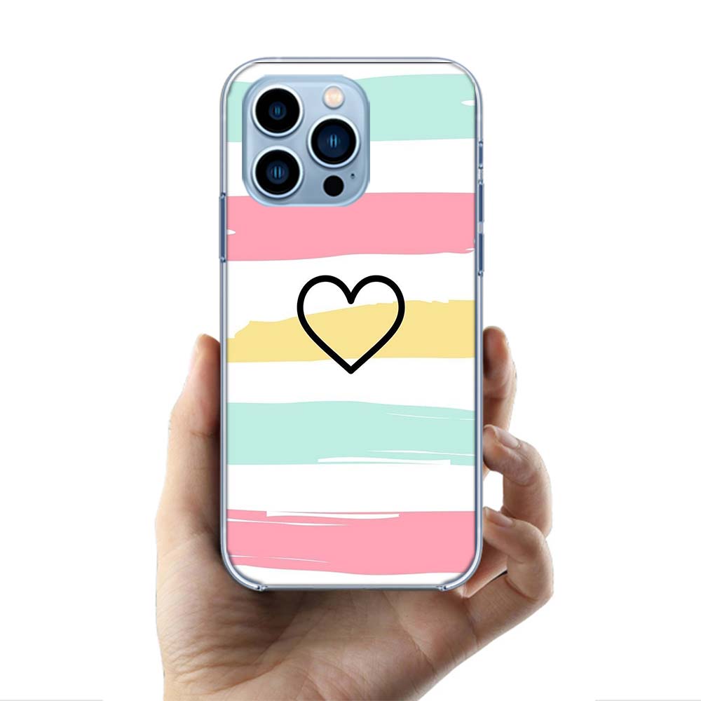 

Rainbow Gradient Love Cases Phone Case For Iphone 17E 16E 17 Air 16 Pro Max 15 Pro 14 Plus 11 13 12 Mini Cover Cases Compatible iPhone 17 Air