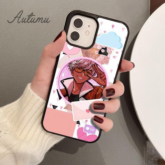 Mammon Obey Me Fanart Anime Phone Case for iPhone 11 12 13 14 Pro Max Mini X XR XS SE 2020 6S 7 8 Plus Samsung S21 S22 Shell