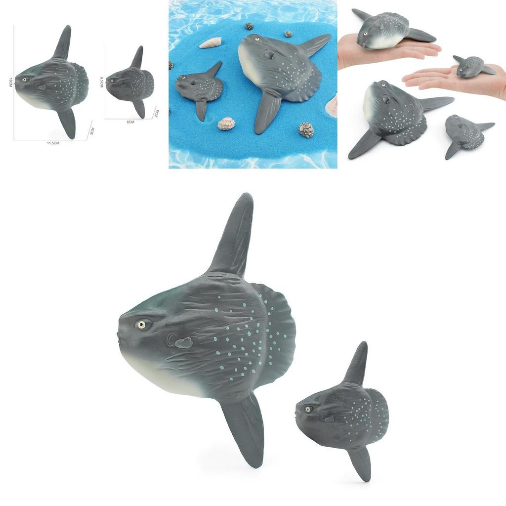 Creature Oceaniche Pesce Luna Replica in PVC con Movimento Dinamico per Bambini Apprendimento e Gioco