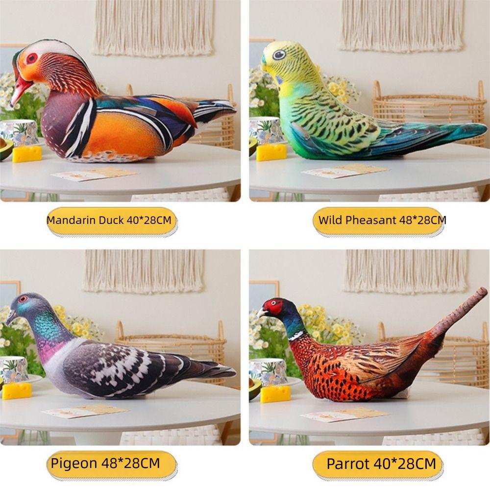 Simulation Design 3D Bird Plush Toy Lifelike Texture Stuffed Doll New Stuffed Goose Toy  Home Decor
