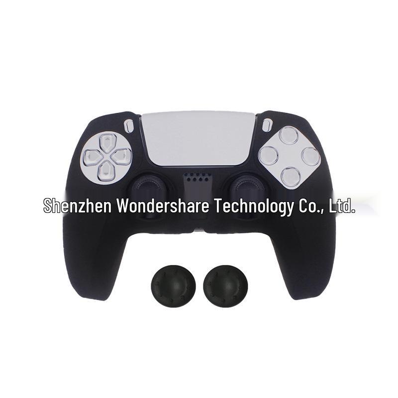 PS5 Controller Silicone Protective Case with Water Transfer Design