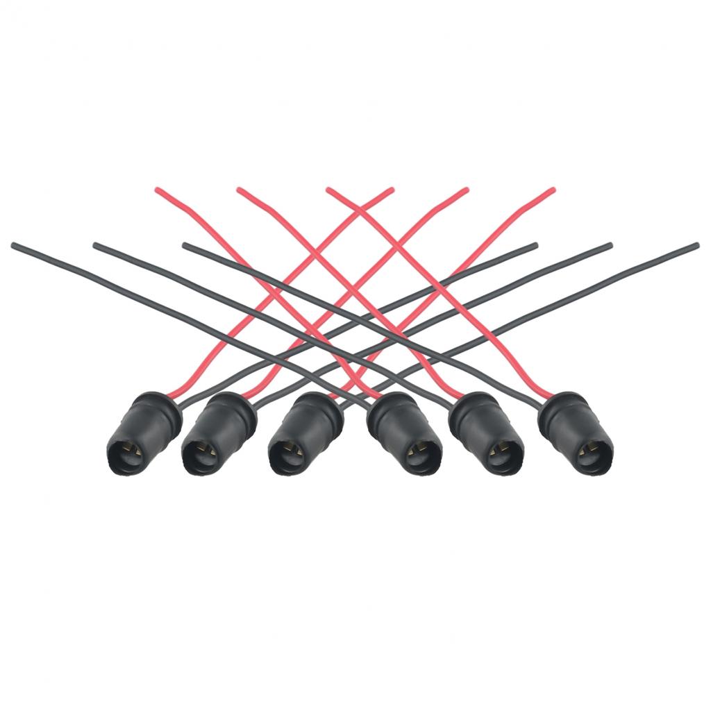 Round Socket Round Sockets Base Connector DC 0V ~ 12V Black Useful