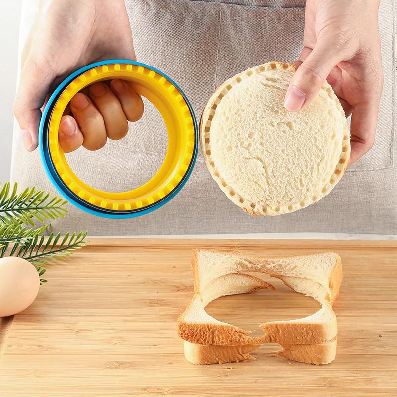 Sandwich Cutting Mold and Sealing Machine Biscuit Cutting Machine Household Kitchen Tools Baking Molds Cutting Kitchen Gadgets