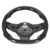 Carbon Fiber Steering Wheel Suede Fit for Mk7 Mk7.5 GTD R 2013 2020 Red Stitching