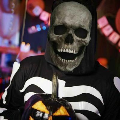 Mască Cap Craniu Față Completă Mască Schelet Maxilar Mobil Costum Halloween Horror Rău Call Of Duty Mască Cască Cosplay Dropshipping