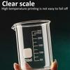 Glass Measuring Cup High Borosilicate Clear Scale Cup Heat-resisting Laboratory Beaker Kitchen Baking 50/100/150/250/500ML