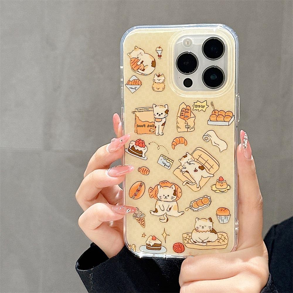 IMD Phone Case for iPhone 11 13 16 Pro Max Case iPhone 13 14 15 Pro Max 12 13 Pro Max 13 Pro 14 Pro Cartoon Cute Flower Animal Shock Wear-resistant