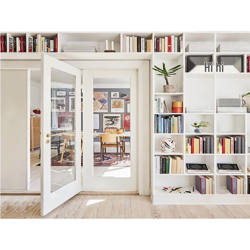 High-Definition Douyin-Moderator-Hintergrund: Bücherregal Bürodeko