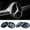 Autocollant de voiture pour Mercedes Benz L'étoile du logo de la calandre avant badge fond de rétroviseur logo 3D ABS pour Mercedes-Benz pour Mercedes-Benz W17
