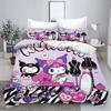 Kuromi My Melody Sanrio Série Potiskovaný Ložní Povlečení do Ložnice Povlak na Peřinu Vánoční Dárky Pohodlné Kreslený S Povlakem na Polštář