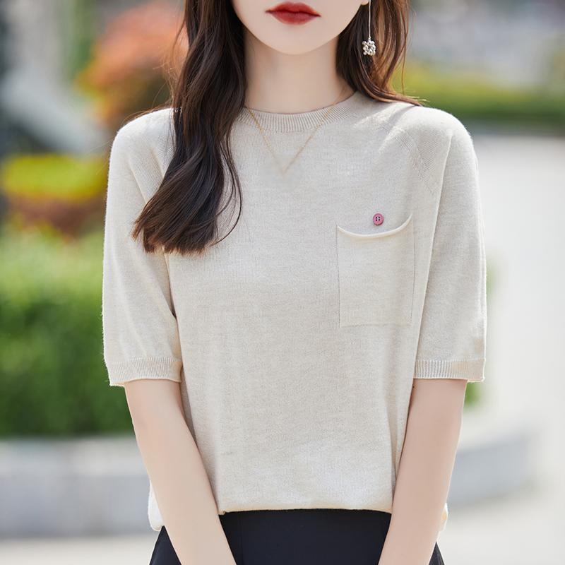 

Летняя рубашка для женщин - 50% шелковая смесь Mulberry | Не мнется и защищает от ультрафиолета | Роскошный легкий топ XL коричневый