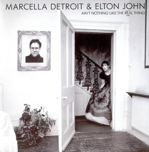 

7-дюймовая пластинка MARCELLA DETROIT ELTON JOHN Aint Nothing Like The Real Thing LON350 London Records 1994 UK Поп Б/у