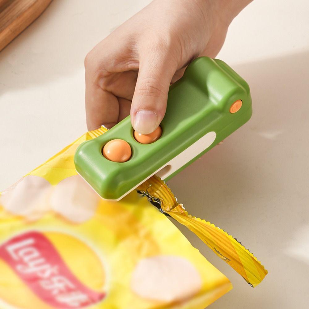 Rechargeable Magnetic Sealing Machine Hand Press Food Sealer Clip Bag  Sealing Clip  Food Storage