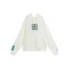 Li-Ning Paris Fashion Week Pattern Embroidered Pullover Hoodie 'White' Men's AWDQ625-3