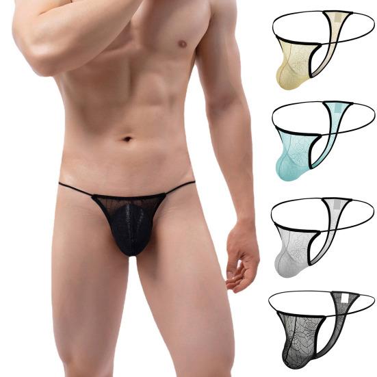 

Порнографический Прозрачный Сексуальный Jockstrap Удобная сетка Мужчины G-string