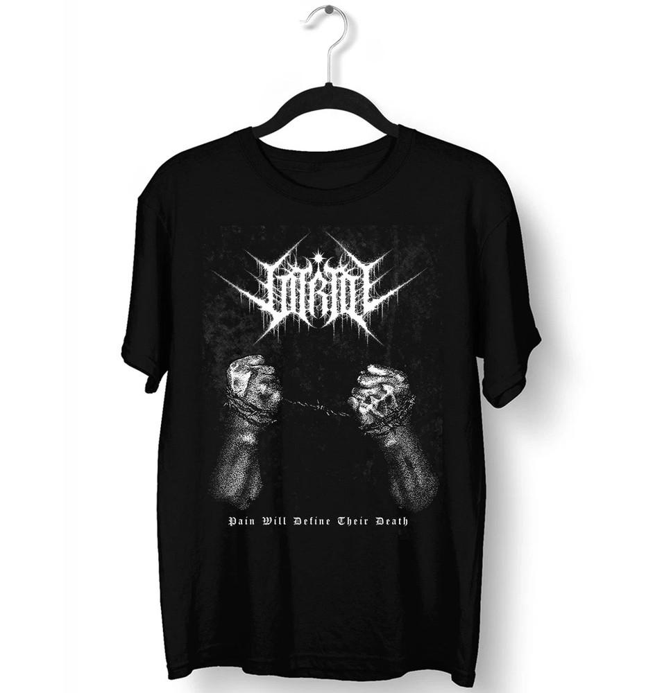 Vitriol Band Боль Определит Их Смерть Футболка Черная Унисекс S-2345XL DM651 Унисекс Футболка S