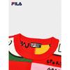 FILA Unisex Square Plaid Graffiti Knit Sweater