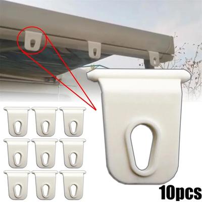 10Pcs Universal Awning Clothes Hook Racks-Set For RV Camper Caravan Party Light Holder RV Awnning Hook Tool Accessories
