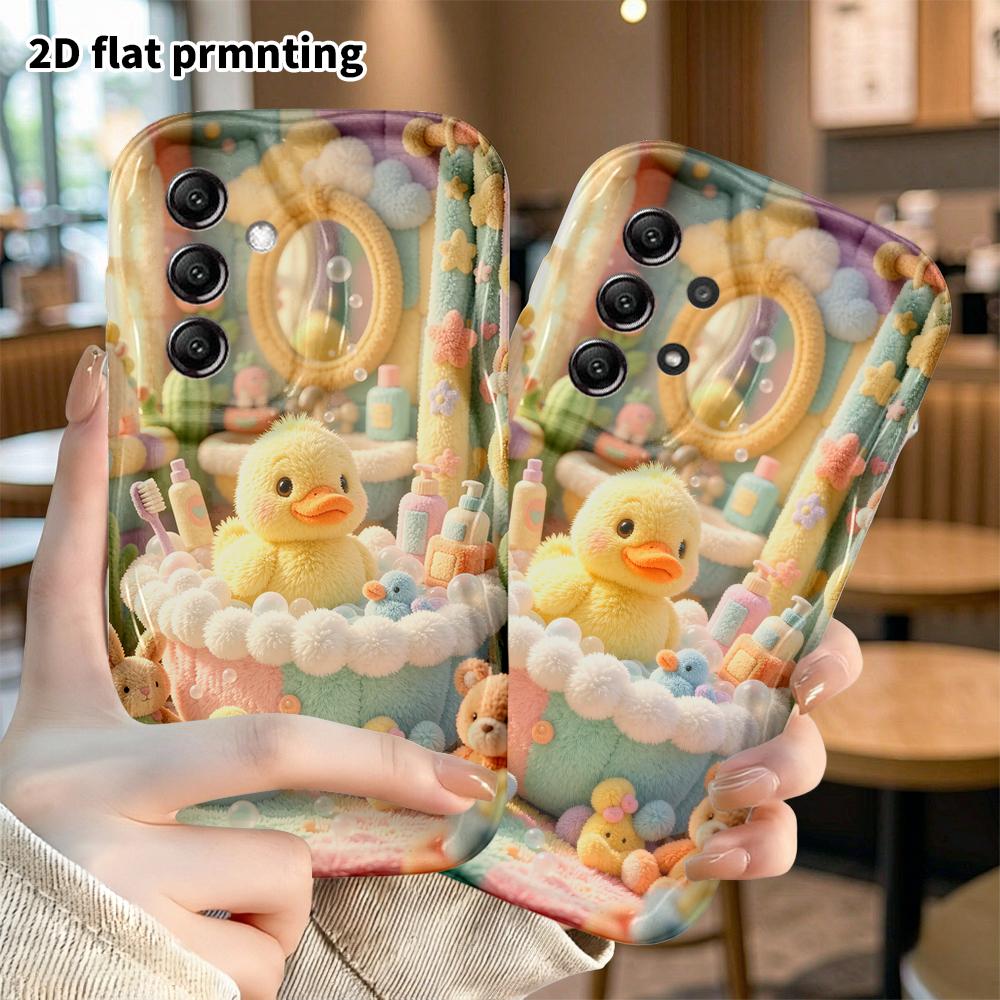 Phone Case: 2D Flat, Suitable for Samsung Galaxy A34 A35 M05 M06 S20 S22 S21 FE Plus 5G Protective Case, Bubble Bath, Perfect Christmas and Halloween
