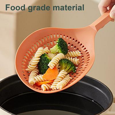 Skimmer Spoon Scratch-proof Scoop Colander Hook Design Hollow  Reusable All Purpose High Temperature Resistant Scoop Colander