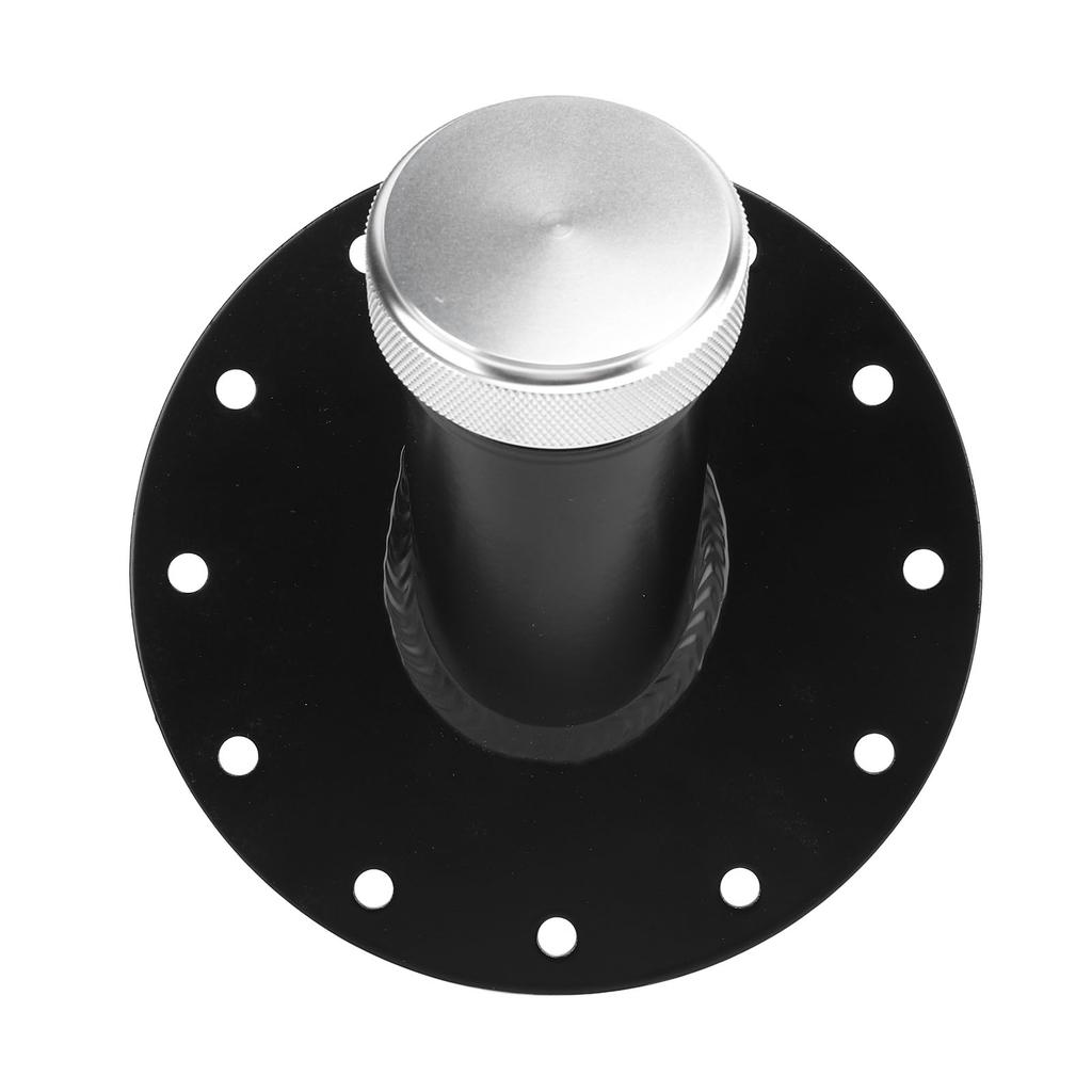 45 Degree Fuel Cell Filler Neck 45 Degree Fuel Cell Filler Neck with 12 Bolt Steel Base Aluminum 1.5in Inner Diameter